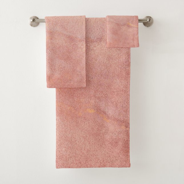 Solid Color American Bath Towel Set (Insitu)