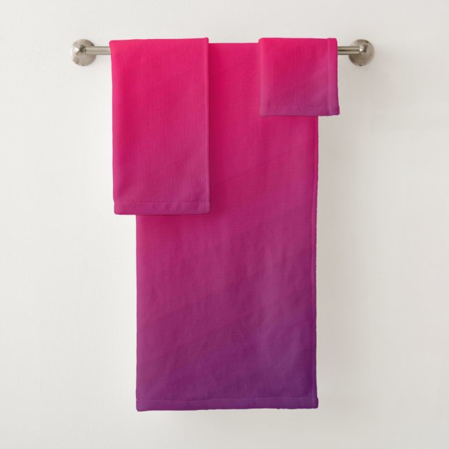 Solid Color American Bath Towel Set (Insitu)