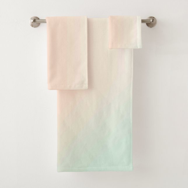 Solid Color American Bath Towel Set (Insitu)