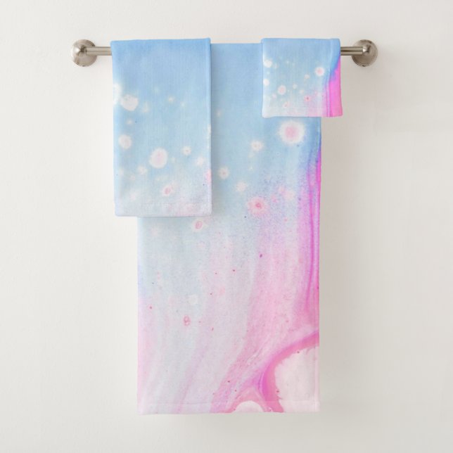Solid Color American Bath Towel Set (Insitu)
