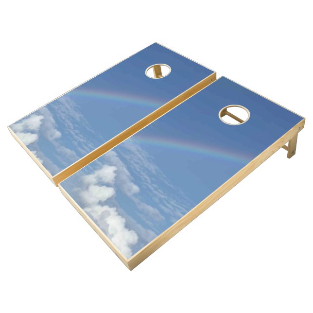 Solid Color American Cornhole Set (Angled)