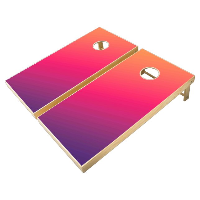 Solid Color American Cornhole Set (Angled)
