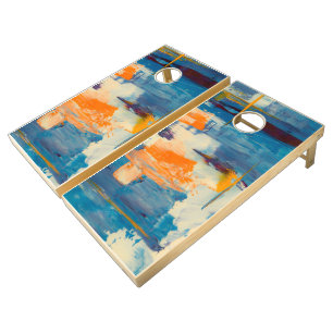 Solid Color American Cornhole Set