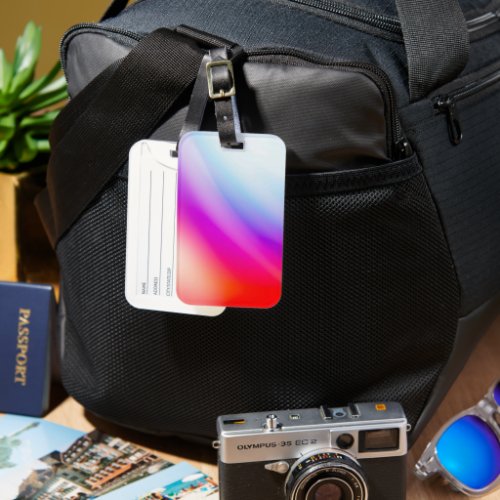 Solid Color American Luggage Tag