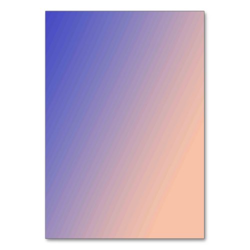 Solid Color American Table Number Card 