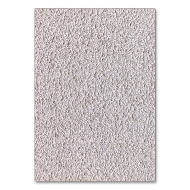 Solid Color American Table Number Card  (Front)