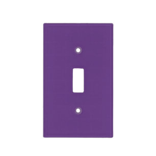 Solid color Amethyst purple Light Switch Cover