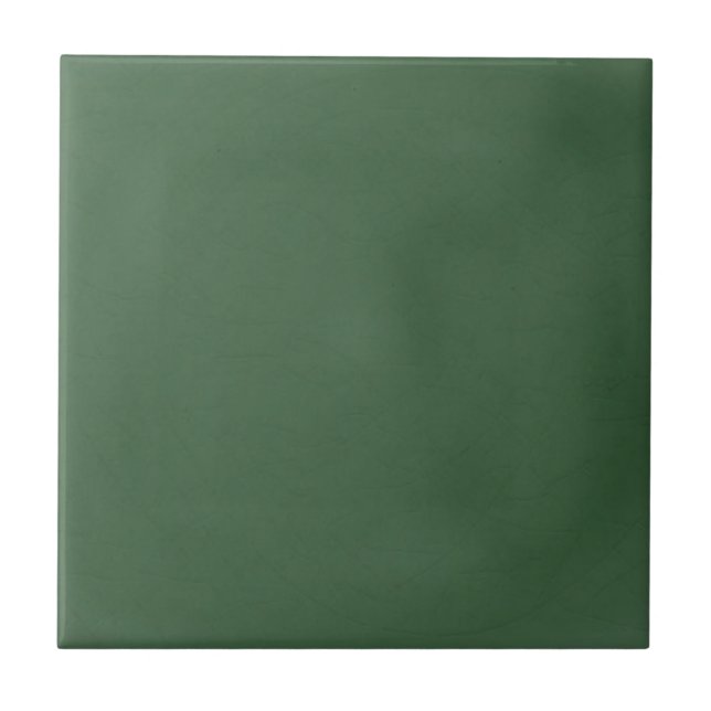 Solid Color Antique Style Green Ceramic Tile #3 (Front)