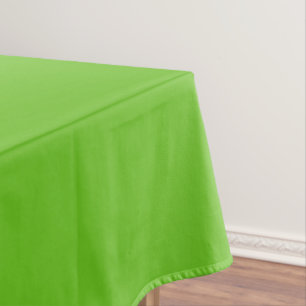 Solid color apple green tablecloth