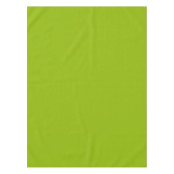 Solid Color: Apple Green Tablecloth by FantabulousPatterns at Zazzle
