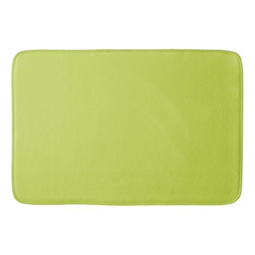 Solid color avocado light green bath mat