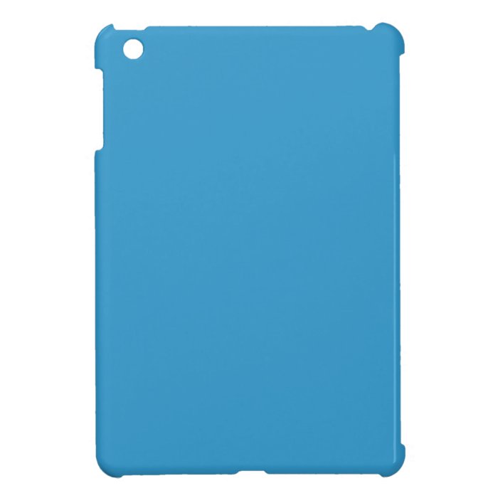 Solid Color Background Blue 3399CC Template iPad Mini Case