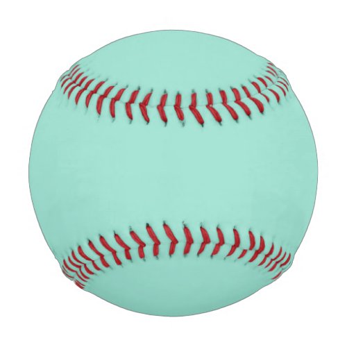 Solid color Beach Glass plain aqua green mint  Baseball