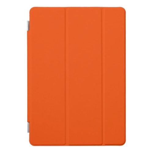 Solid color blood orange iPad pro cover