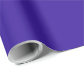 Solid color blue gem royal purple wrapping paper (Roll Corner)