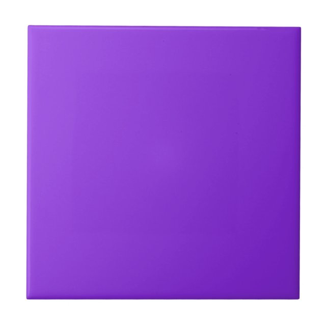 Solid Color Blue Violet Ceramic Tile (Front)