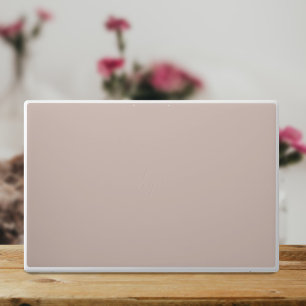 Solid Color Blush Pink Rose Gold Simple HP Laptop Skin