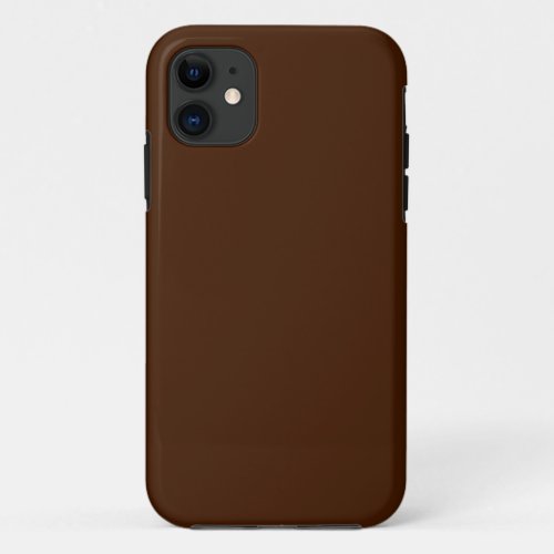 solid color  brown iPhone 11 case