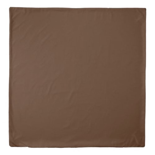 solid color  brown duvet cover