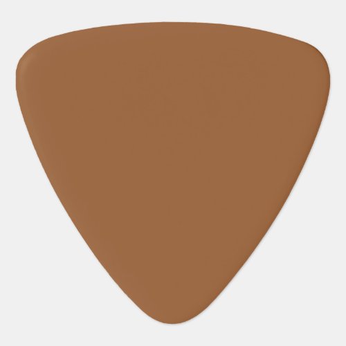 Solid color brown rice guitar pick