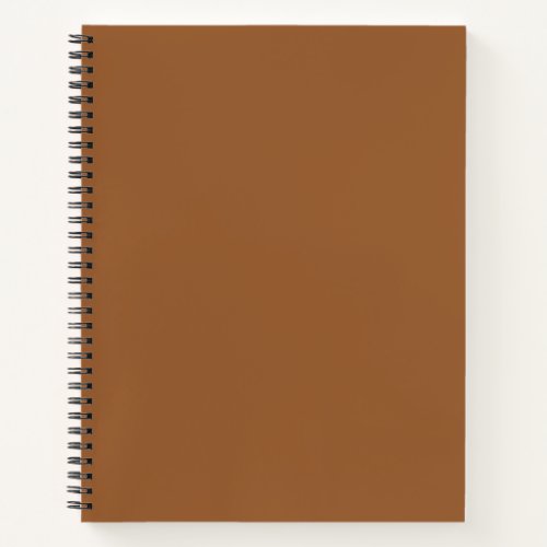 Solid color brown rice notebook