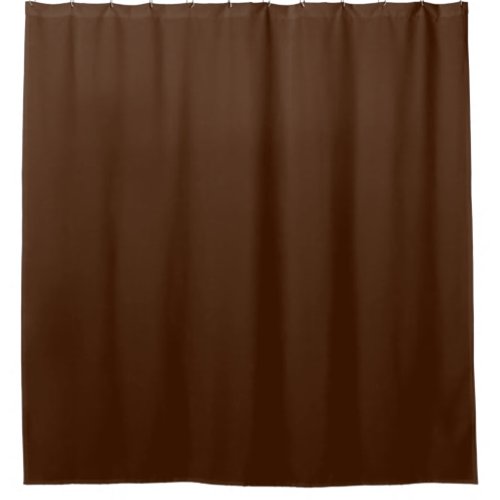 solid color  brown shower curtain