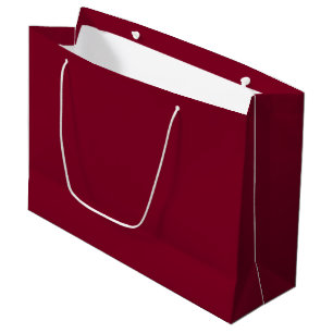 Solid color burgundy maroon large gift bag