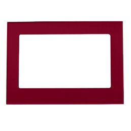 Solid color burgundy maroon magnetic frame