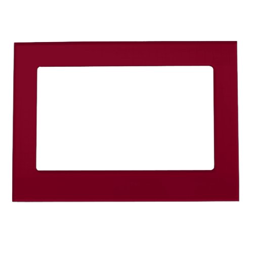 Solid color burgundy maroon magnetic frame