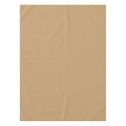 Solid Color Camel Brown  Tan Tablecloth