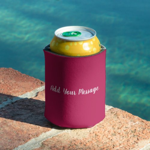 Solid Color Can Cooler