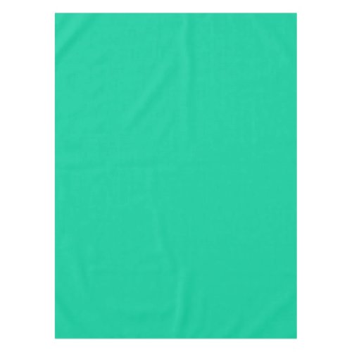 Solid Color Caribbean Green Tablecloth