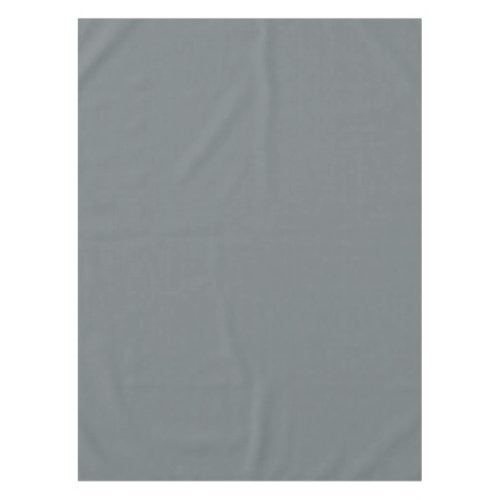 Solid Color Charcoal Gray Tablecloth