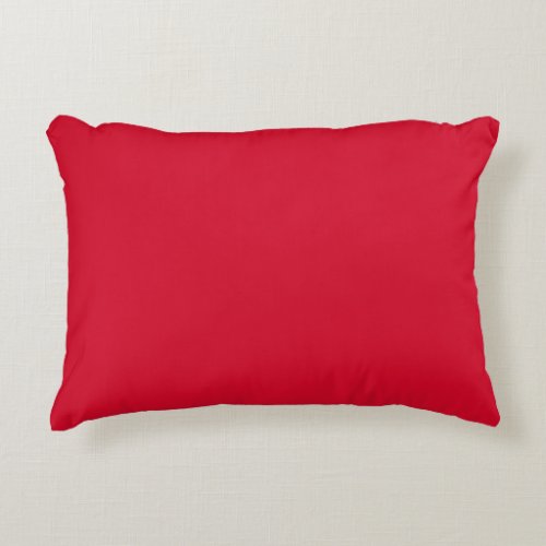 Solid color Chinese red Accent Pillow