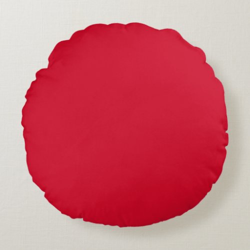 Solid color Chinese red Round Pillow