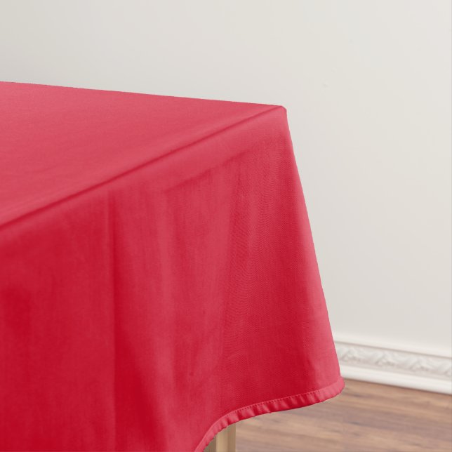 Solid color Chinese red Tablecloth (In Situ)