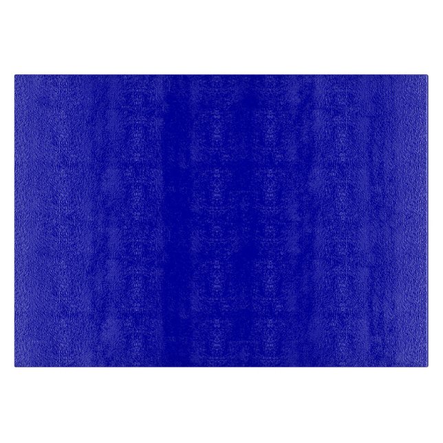 Solid Color Cobalt Blue Cutting Board (Front)