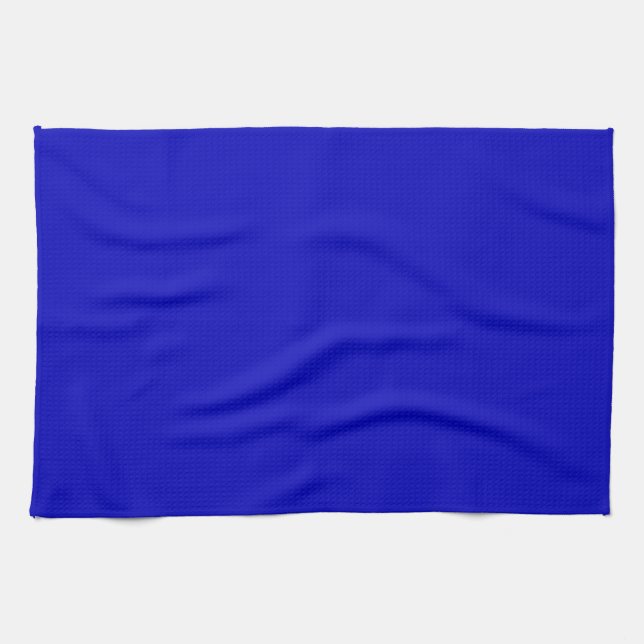 Solid Color Cobalt Blue Towel (Horizontal)