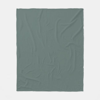 Solid Color Cool Neutral Green Undertone 2026 COTY Fleece Blanket