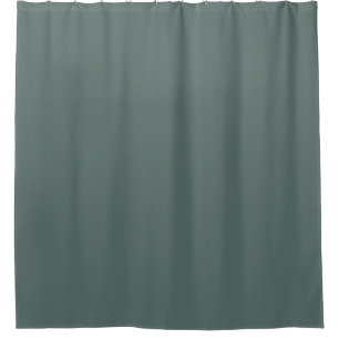 Solid Color Cool Neutral Green Undertone 2026 COTY Shower Curtain