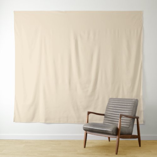 Solid color cream light beige tapestry