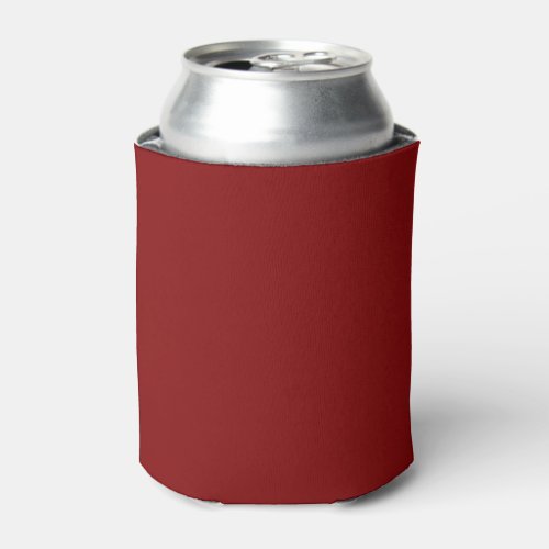 Solid color dark blood red can cooler