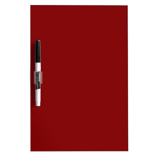 Solid color dark blood red dry erase board