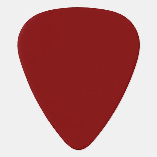 Solid color dark blood red guitar pick