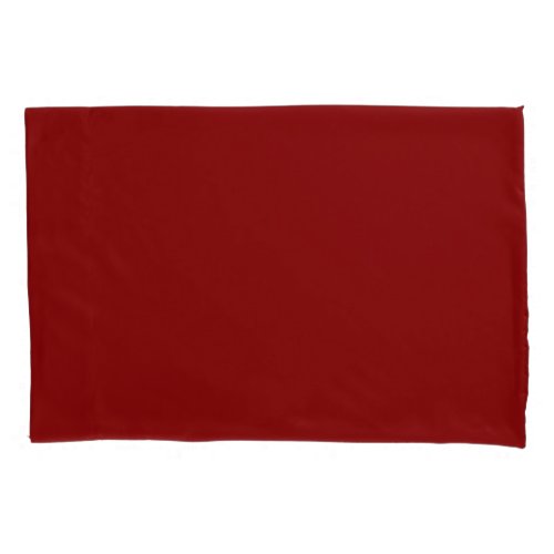 Solid color dark blood red pillow case
