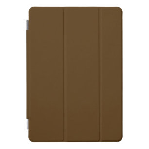 Solid color dark chocolate brown iPad pro cover