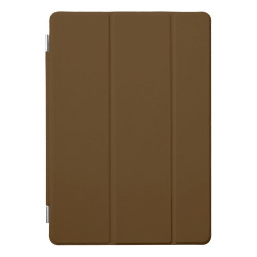 Solid color dark chocolate brown iPad pro cover