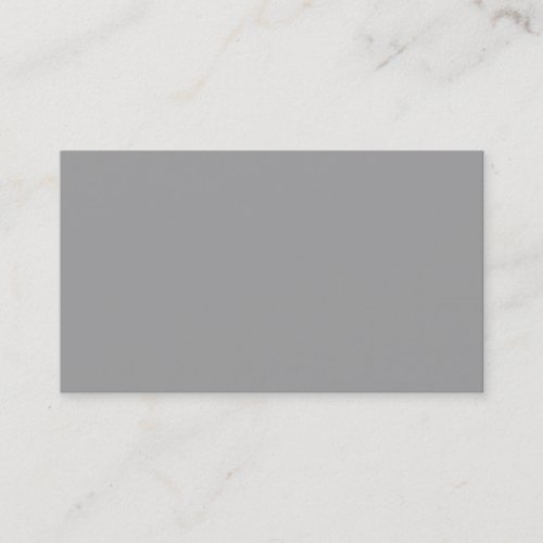 Solid Color Dark Gray Business Card