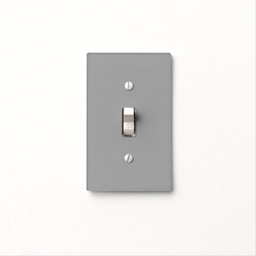 Solid Color Dark Gray Light Switch Cover