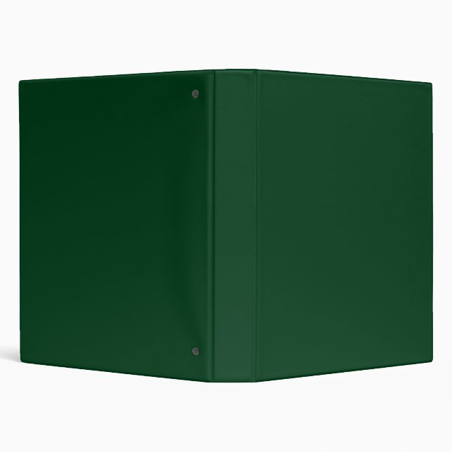 Solid color dark green 3 ring binder (Background)